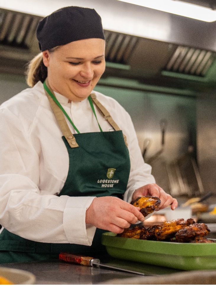 LH Kitchen Smiling